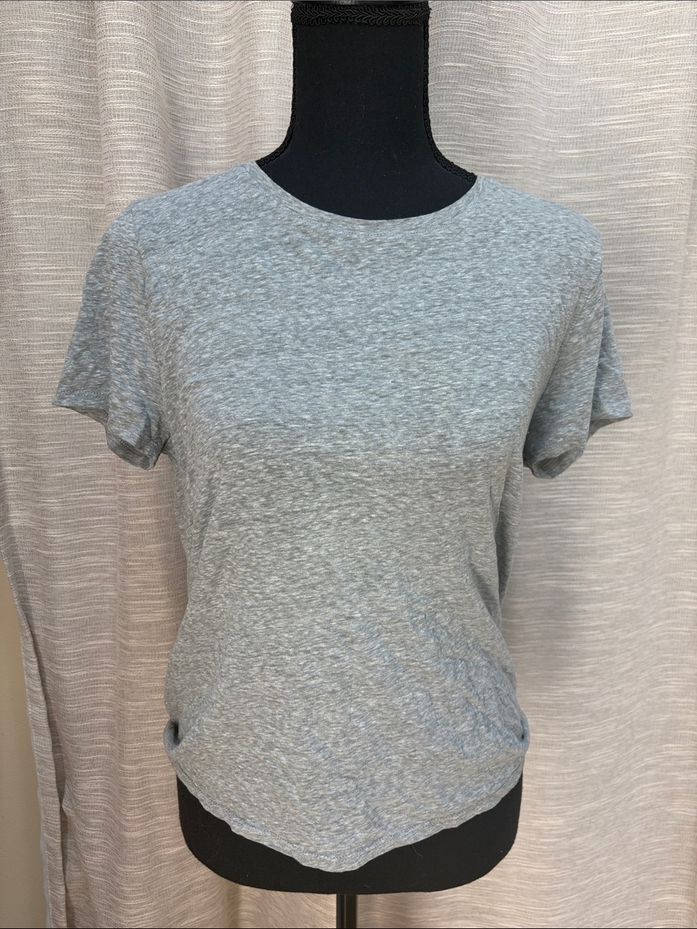 J. Crew Heather Gray Short Sleeve Crewneck Tee